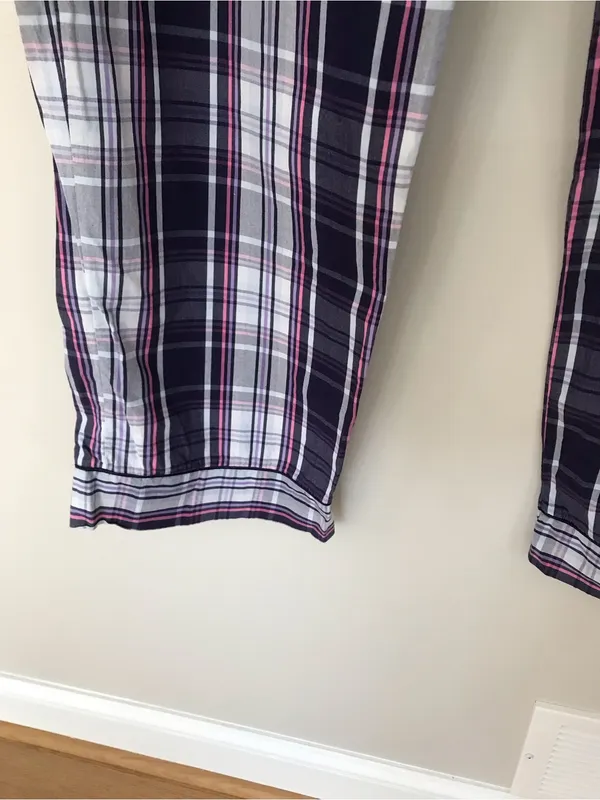 Victoria Secret Plaid Cotton Blend Pajama Set - Image 9