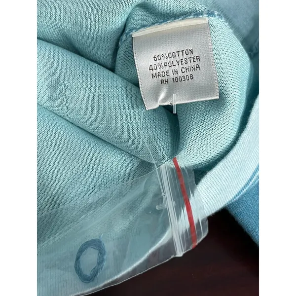 Peter Millar Quarter Zip Pullover Large Gypsy Blue Striped Preppy Nautical NWT - Image 6