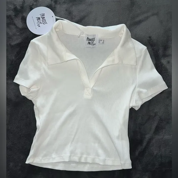 Princess Polly Cori Top in Cream Size 2 New with tag - Image 11