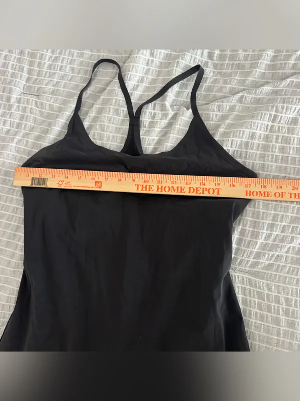 Outdoor Voices Exercise Black Mini Dress Built in‎ Shorts Size L athleisure chic - Image 4