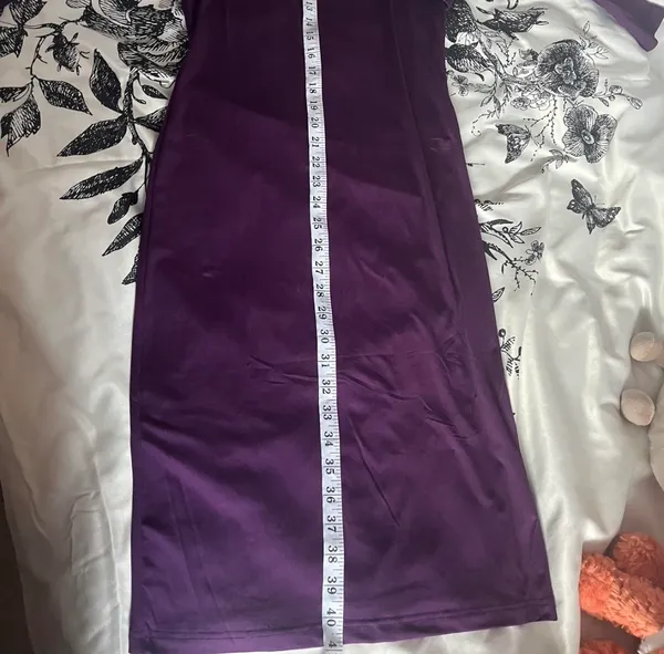 Mighty fine Plum Dark Coquette Maxi Dress 🍷✨ - Image 8