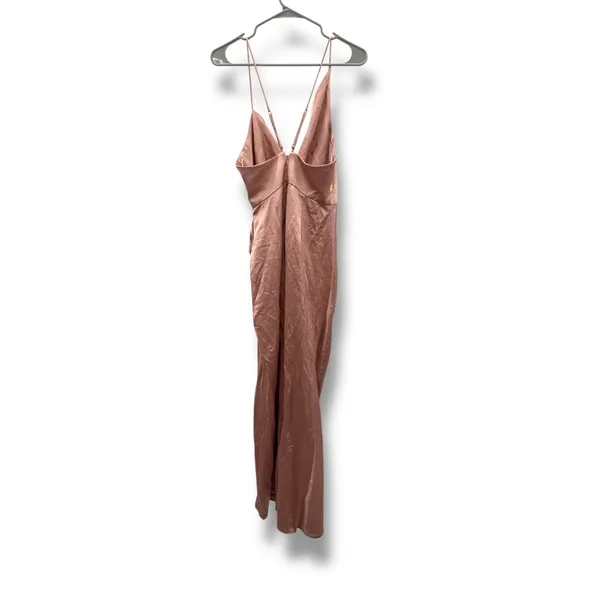 Significant Other Aria Draped Asymmetrical Gown Women's‎ 6 Nougat Formal - Image 6
