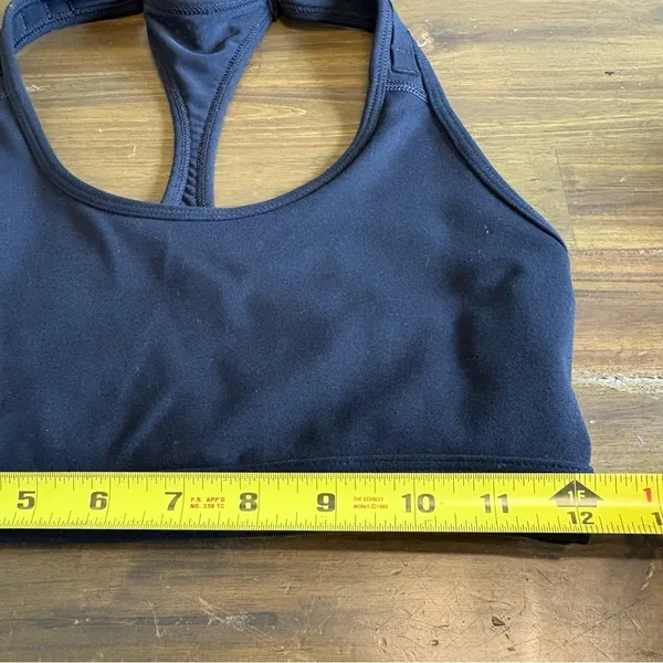 Lorna Jane Black Adjustable Sports Bra Small Mesh Not Padded Active - Image 3