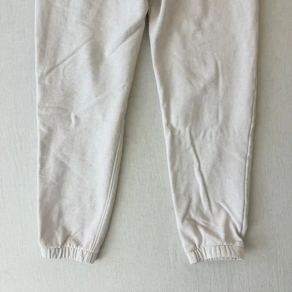 Jordan Flight Joggers Womens Small Beige Fleece‎ Sweatpants Jumpman Streetwear - Image 12