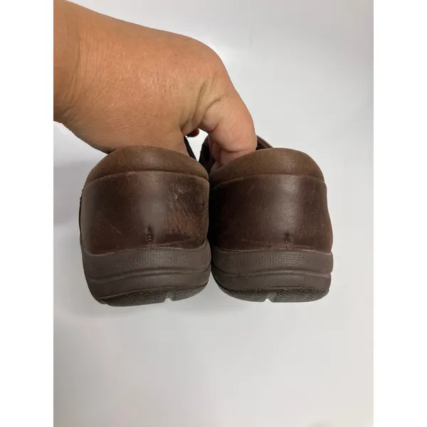 Merrell Encore Q2 Breeze Clogs Womens 6.5 Brown Leather Slip On Comfort J51694 - Image 5