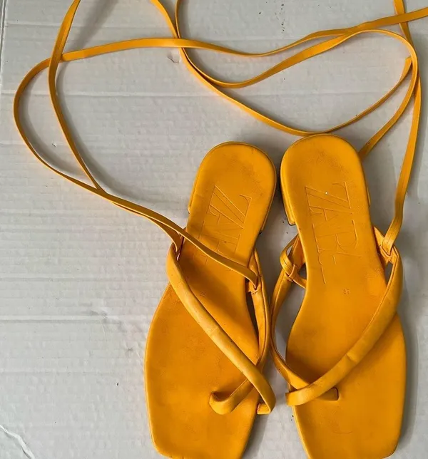 ZARA Leather Sandals - Image 4