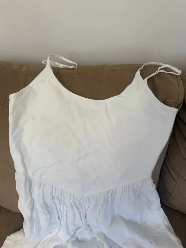 Aerie White Maxi Dress - Image 4