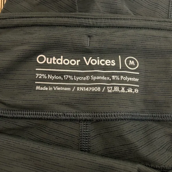 Outdoor Voices Green Athletic Leggings‎ Size Medium - Image 7