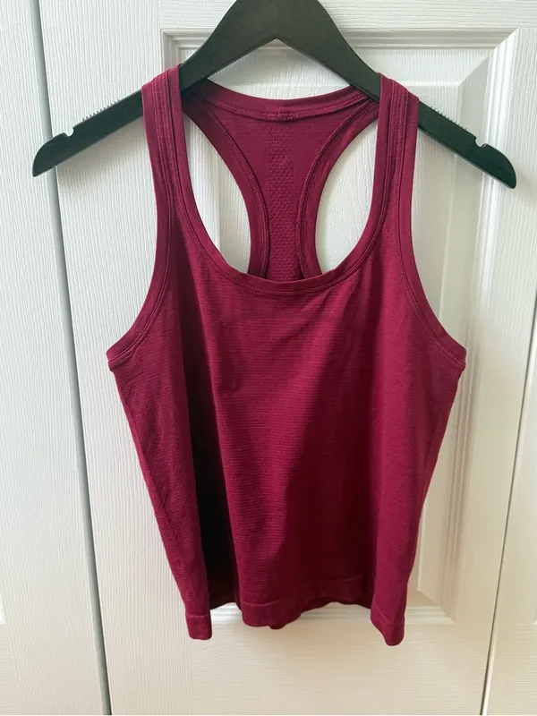 Lululemon Swiftly Tech Racerback Tank Top 2.0 *Race Length Red Merlot - Image 2