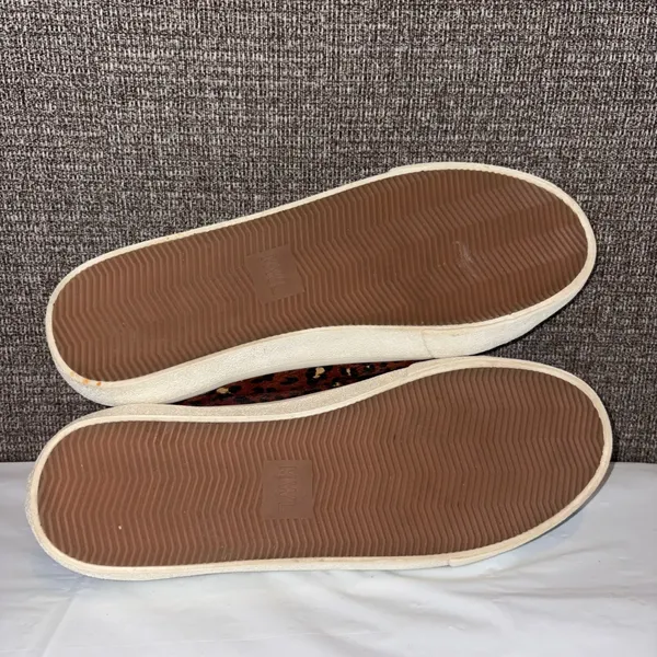 Madewell Sidewalk Low Top Sneakers Womens 9 Leopard Calf Hair Brown Mob Wife - Image 7