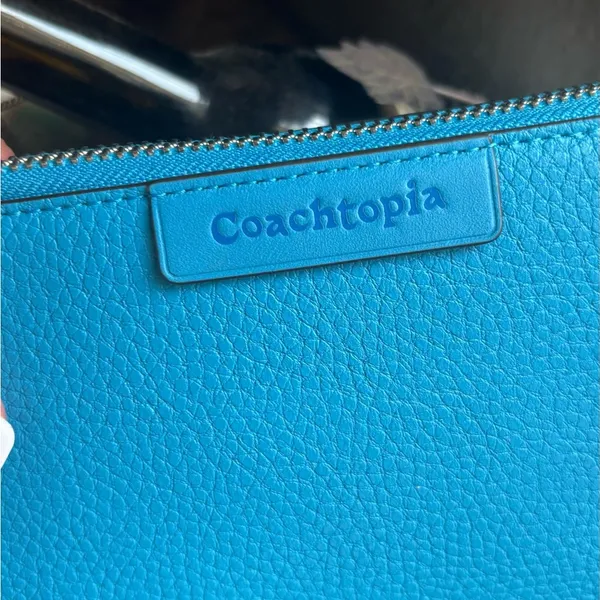 Coach CoachTopia Orange Leather zip curved Shoulder Bag - Image 11