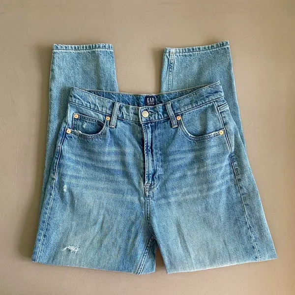 Gap Distressed Mom Jeans - Image 2
