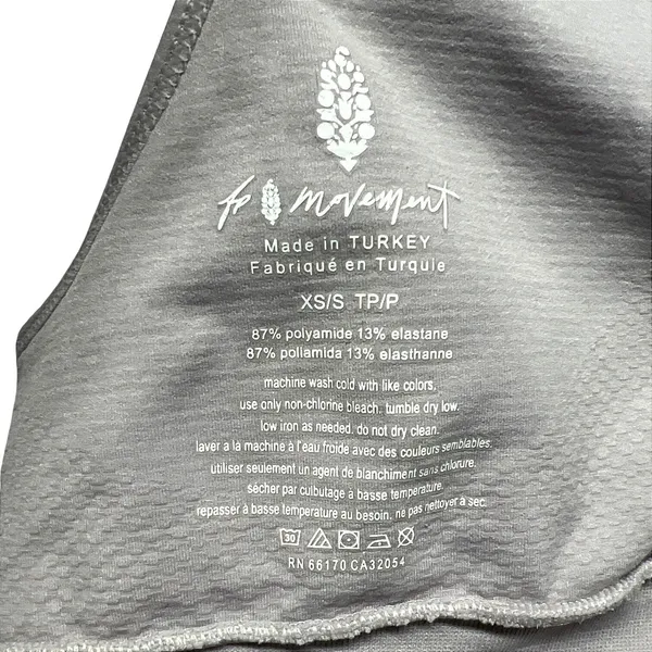 Free People Movement‎ Every Single Time Sports Bra Gray Racerback XS/S Yoga Gym - Image 5