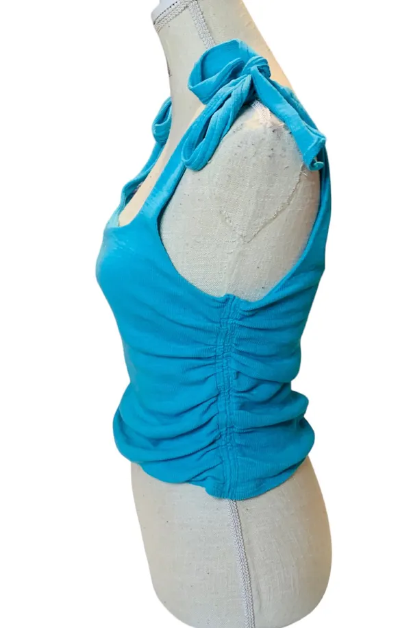 Free People NWOT The Boulevard Tank in Aqua Size Medium - Image 9