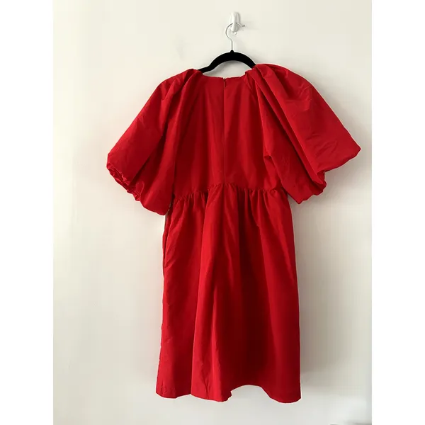 Hyacinth House Tuckernuck Courtney Red Mini Babydoll Dress NWT Size S - Image 7