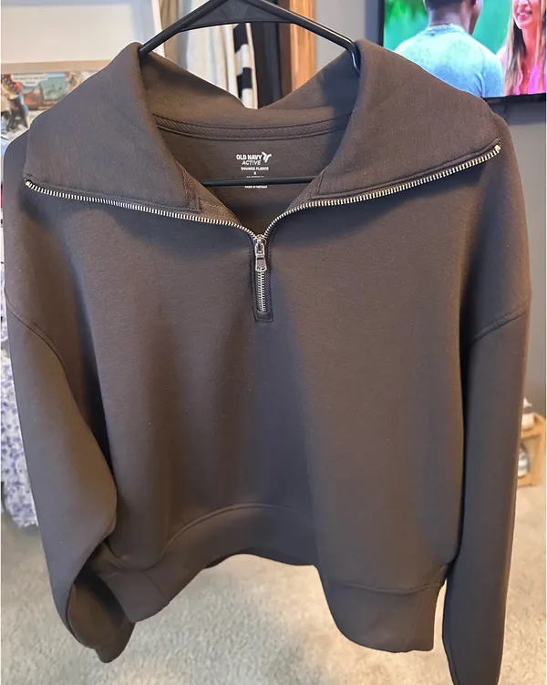 Old Navy Active Brown Quarter Zip - Image 2