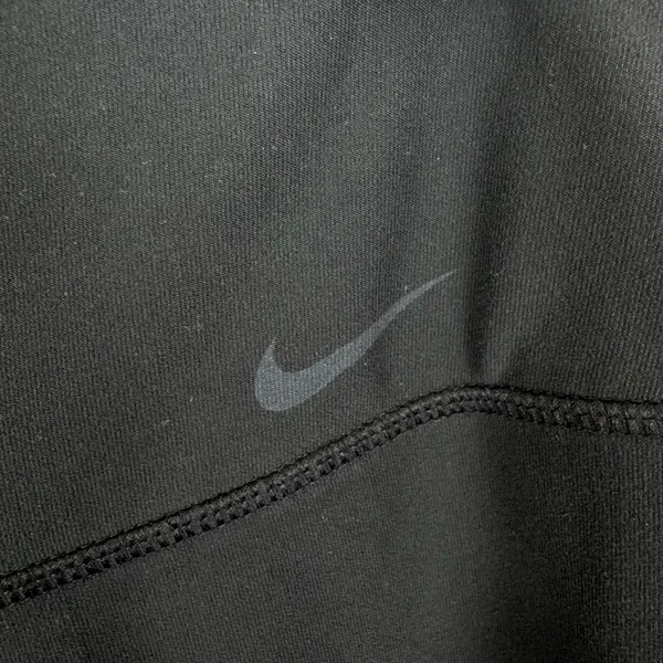 Nike Dri-Fit Black Straight Leg Mid Rise Athletic Pull On Leggings Size L‎ Long - Image 3