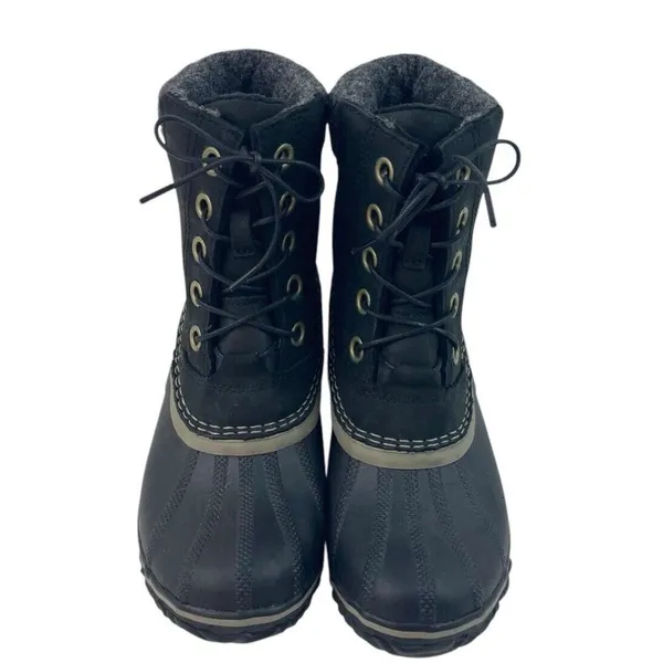 Sorel Women’s Boots Size 6 Black Waterproof Snow Ski Outdoor Laces Winter Lined - Image 2