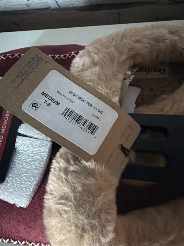 Dearfoams Cozy Comfort Women's Size n (7-8) Moc Toe Clog Slippers. New with Tag - Image 13