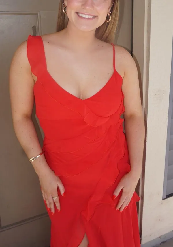 Showpo red maxi dress - Image 4