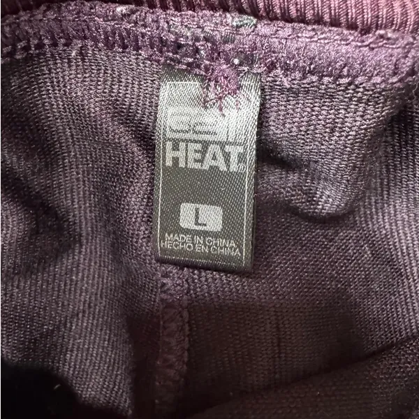 32 Degrees Heat Burgundy Stretch Jogger Pants Athleisure Lounge Size Large - Image 6
