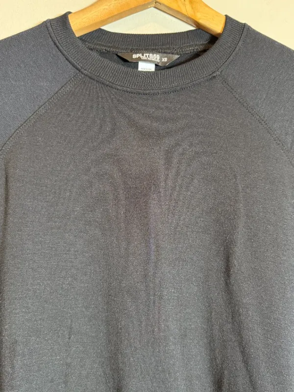 Splits59 Brooks Fleece Long Sleeve Sweatshirt Women's XS Black Active Lounge NWT - Image 8