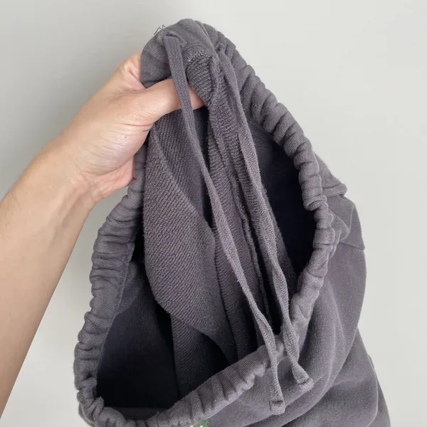 Daily Drills Size XS S Gray Drawstring Sweat Pants Lounge Cozy - Image 8