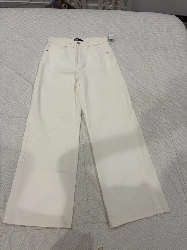 Gap white ankle jeans - Image 6