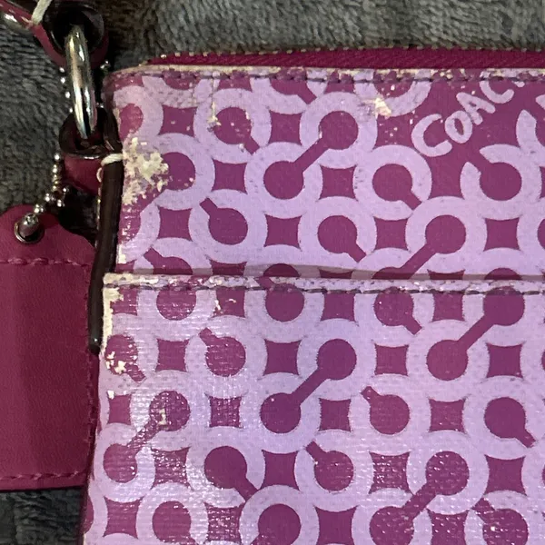 Coach Signature‎ Pink Gramercy Op Art Messenger Crossbody Purse - Image 15
