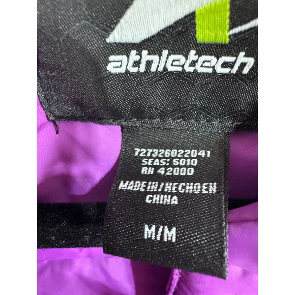 Athletech Medium‎ Purple Puffer Vest Women's Quilted Down Winter Outerwear - Image 5