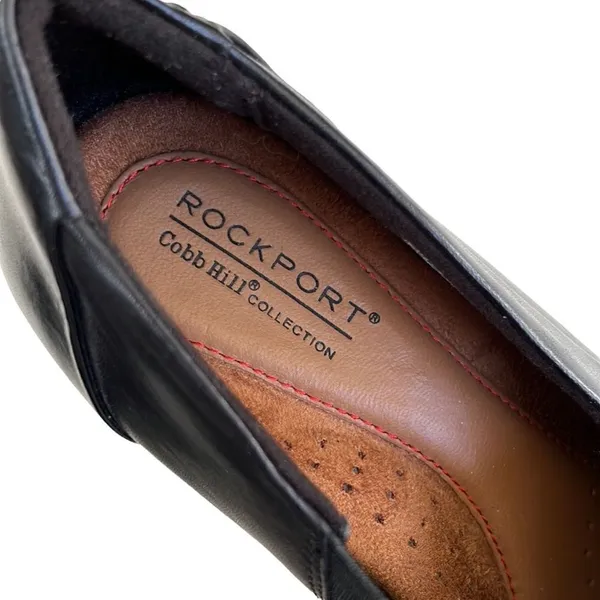 EUC Rockport leather heels Black Size 7.5 - Image 3