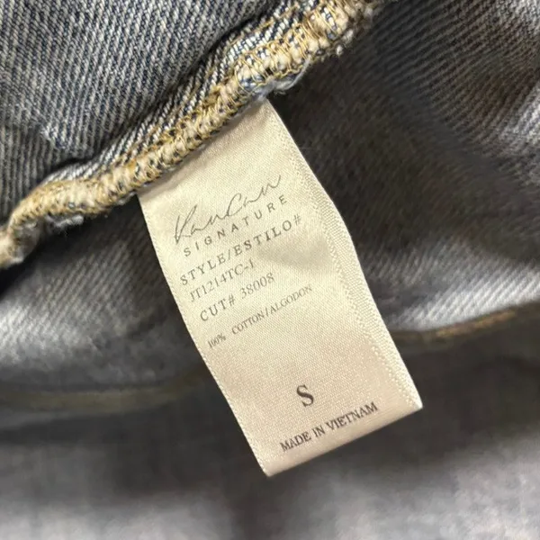 KanCan‎ Distressed Denim Vest Size Small - Image 7