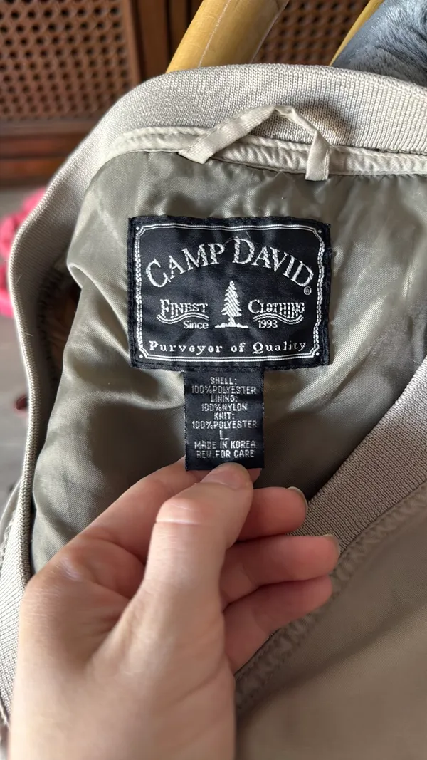 Camp David Vintage Moss Creek Windbreaker - Image 2