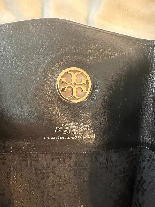 Tory Burch Pebbled Leather Riding Boots  - Image 8