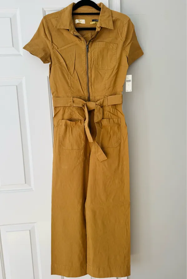 Anthropologie Maeve The Colette Weekend Zip Front Jumpsuit, Size 6 - Image 5