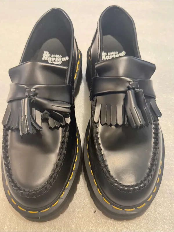 Dr. Martens Black Platform Tassel Loafers NWOT Unisex - Image 3