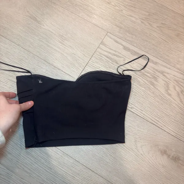 Zara Strapless Crop Top S - Image 4