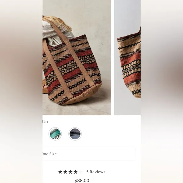 Caribbean hand weaved basket beach bag- fair trade (host pick!) - Image 14
