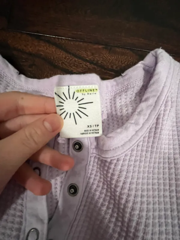 Aerie Waffle Henley - Image 2