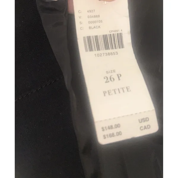 Anthropologie Maeve The Colette Crop Bow-Waist Pants Black Sz 26P NEW Boho Chic - Image 6