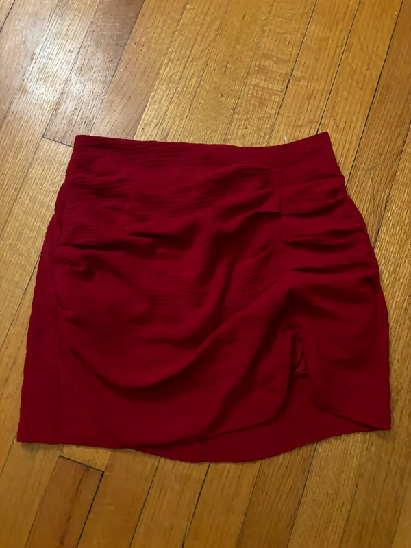 crimson game day skirt Red - Image 2