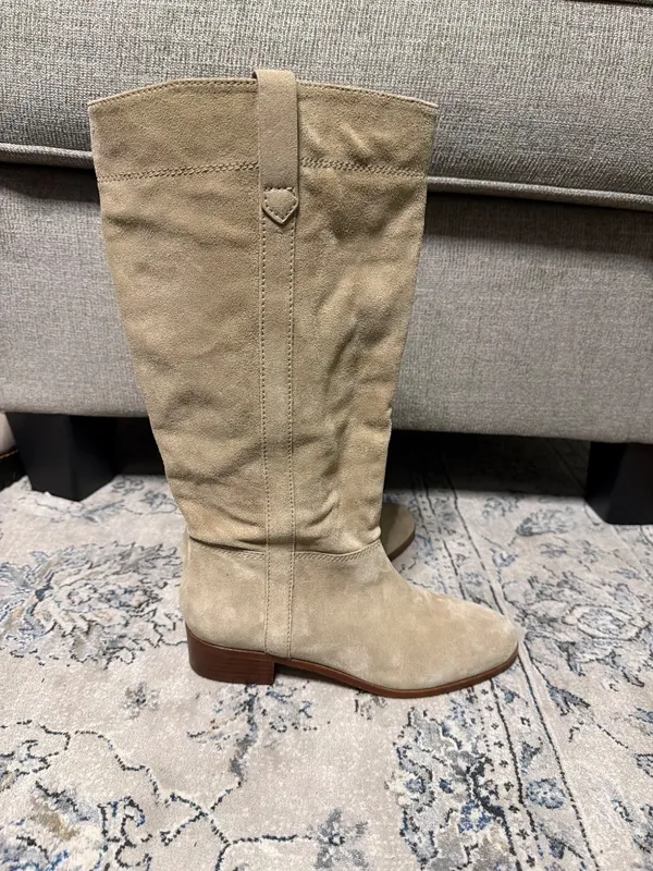 Veronica Beard Suede knee high boots - Image 6
