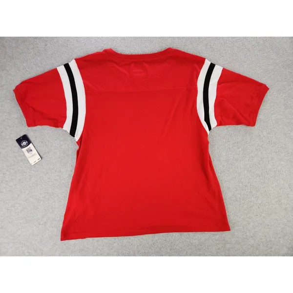 Fanatics NWT Wisconsin Badgers Short Sleeve Jersey T-Shirt Football Youth XL Womens Small - Image 11