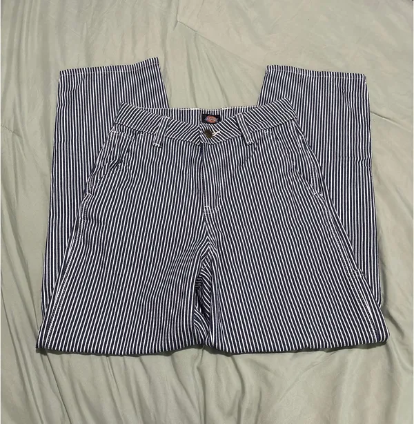 Dickies Striped Carpenter Denim Pants - Image 12