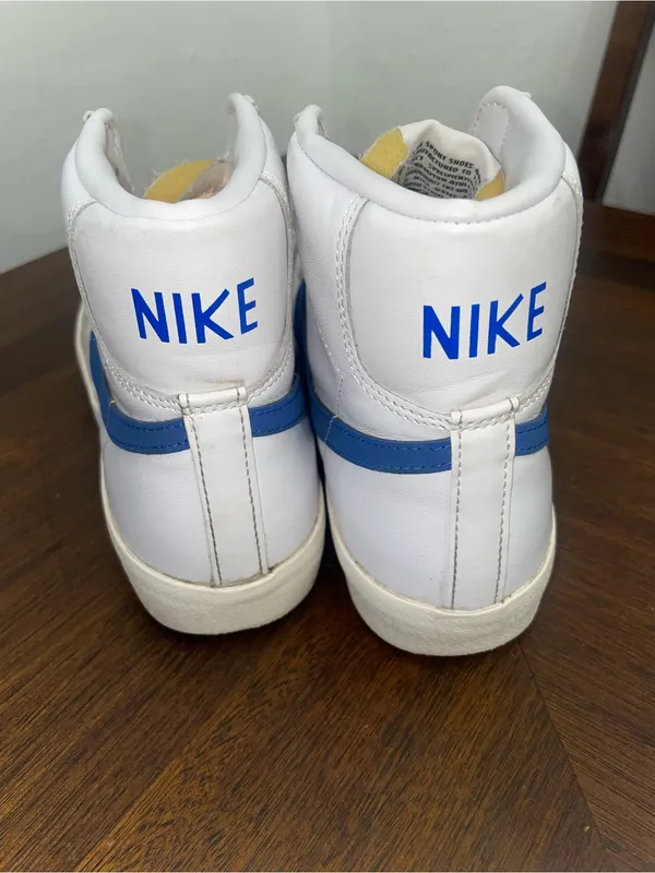 Nike Blazer Mid ’77 Vintage Racer Blue White Women’s Size 8.5 High Tops - Image 3