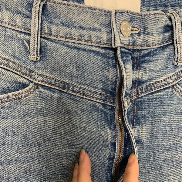 Mother The Dazzler Toke Front Ankle Wild Calling Womens Denim Jeans Size 30 - Image 10
