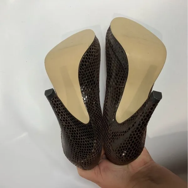 Steve Madden Bogarrt leather stiletto‎ heels size 6.5 - Image 5