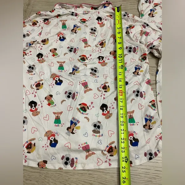 Cuddl Duds Cream Pajama Sets with Playful Design - Image 6