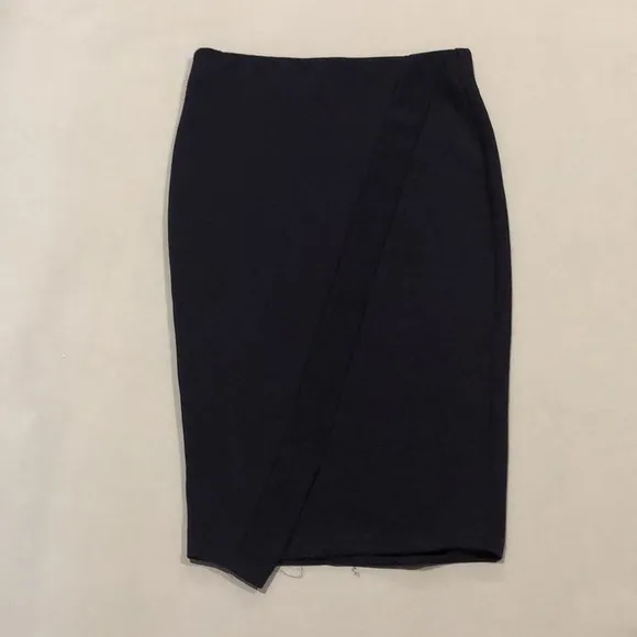 Zara navy blue stretchy skirt - Image 2
