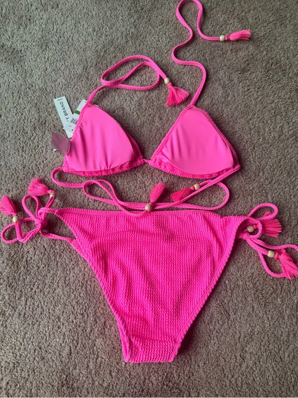 Lucky Brand Pink Bikini Large NWT - Image 2